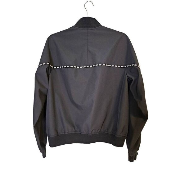 Nike  black track/windbreaker jacket.  Size M. - Picture 2 of 7